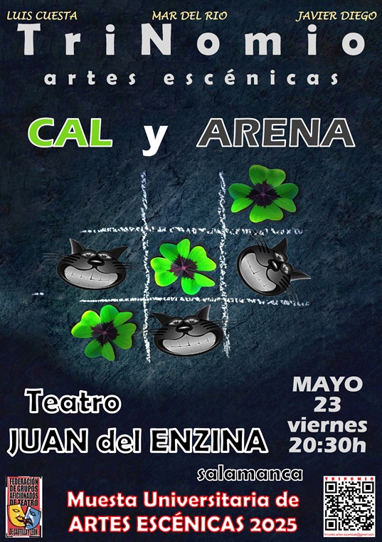 TriNomio Artes Esc&eacute;nicas presenta Cal y Arena este viernes en el Teatro Juan del Enzina | Imagen 1