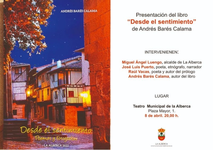 Andr&eacute;s Bar&eacute;s presenta en La Alberca su libro 'Desde el sentimiento' | Imagen 1
