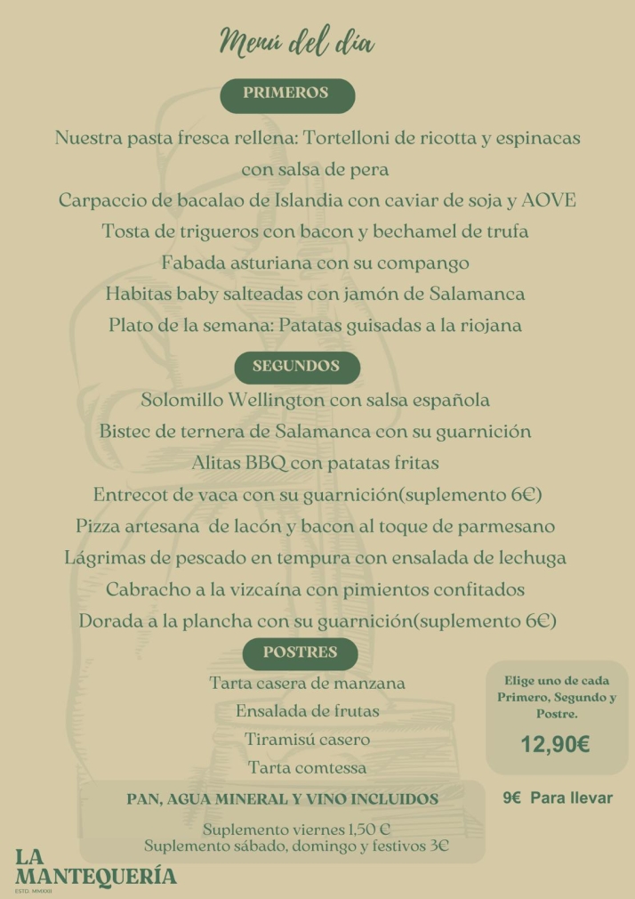 Renovado Men&uacute; del D&iacute;a por solo 12,90 euros junto a la Plaza Mayor de Salamanca | Imagen 1