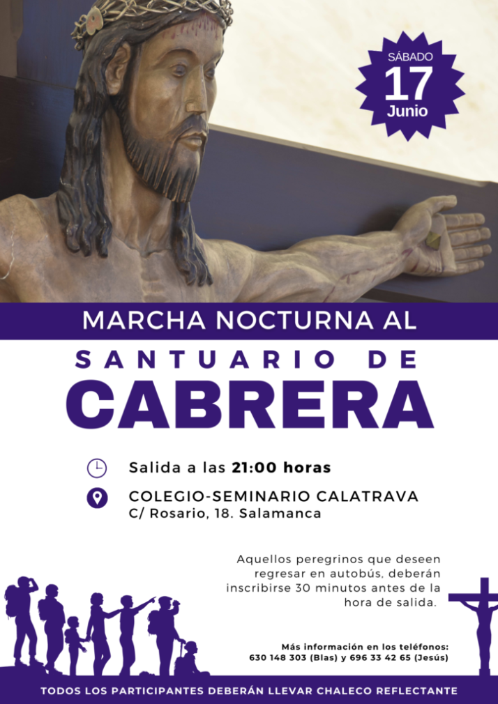 La Marcha nocturna al Santuario del Cristo de Cabrera ser&aacute; este s&aacute;bado | Imagen 1