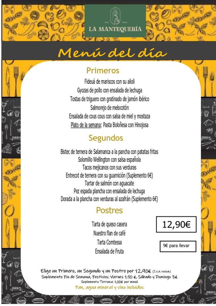 Un delicioso men&uacute;, por 12,90 euros, en pleno centro de Salamanca | Imagen 1