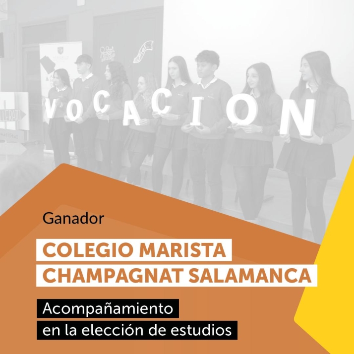El Colegio Marista Champagnat de Salamanca, premiado por su excelencia en orientaci&oacute;n acad&eacute;mica | Imagen 1