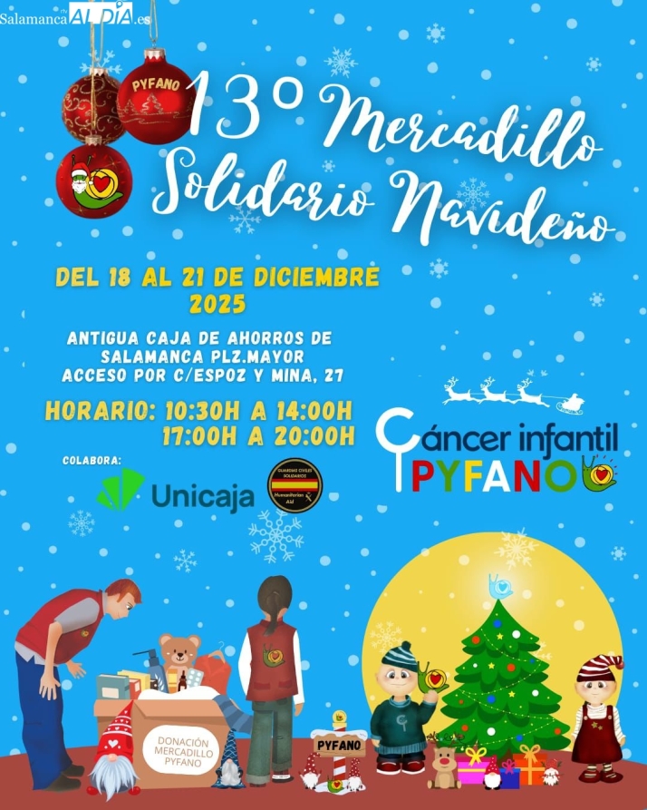 FOTOS | Pyfano inaugura su Mercadillo Navideño con la mirada puesta en el primer centro integral de cáncer infantil de CyL | Imagen 2