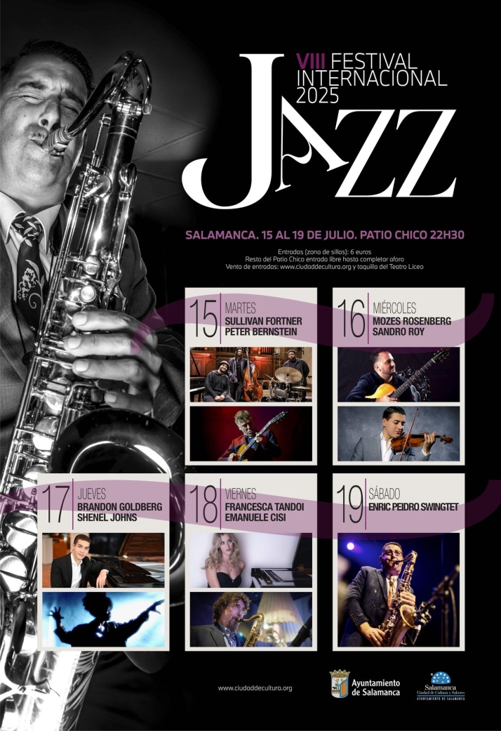 El Patio Chico acoger&aacute; el VIII Festival Internacional de Jazz con cinco conciertos | Imagen 1