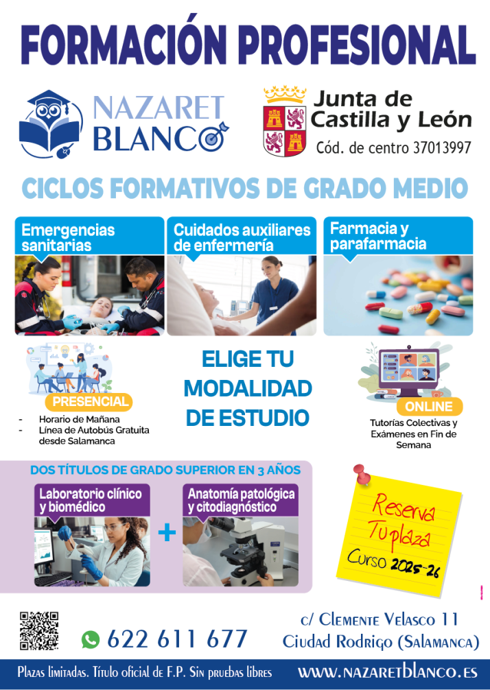 El Centro Nazaret Blanco sigue apostando por la Formaci&oacute;n Profesional sanitaria | Imagen 1