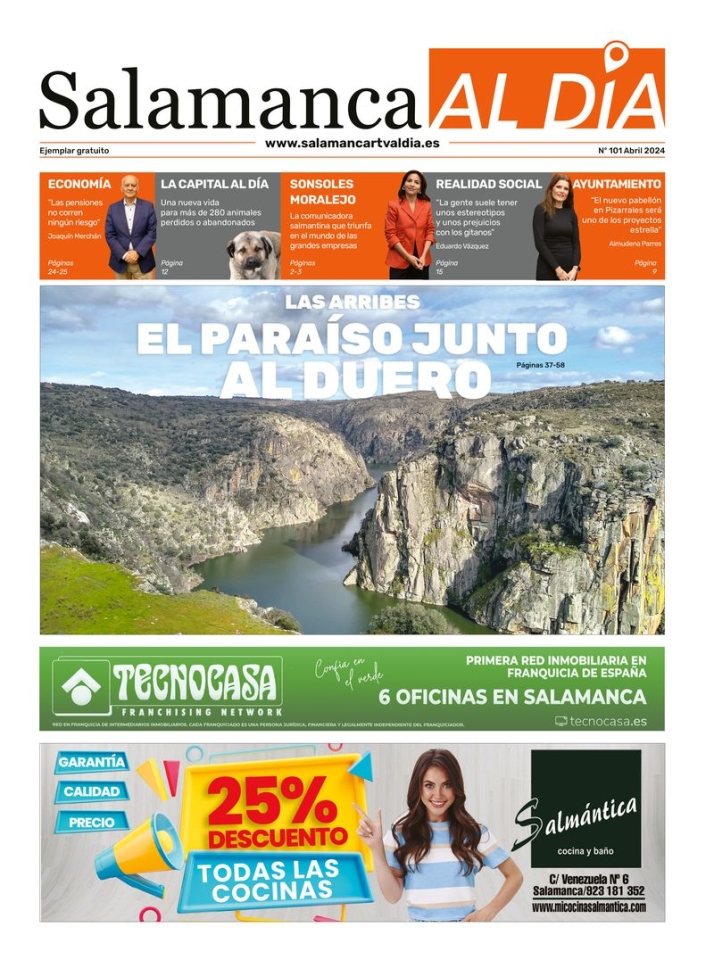 No te quedes sin el nuevo n&uacute;mero del peri&oacute;dico de papel gratuito SALAMANCA AL D&Iacute;A | Imagen 1