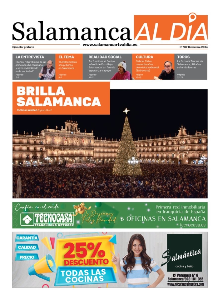 Este martes sale a la calle el n&uacute;mero de diciembre del peri&oacute;dico en papel SALAMANCA AL D&Iacute;A | Imagen 1