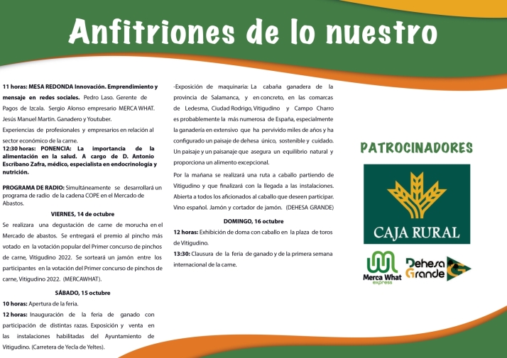 Vitigudino promociona el sector c&aacute;rnico con la 1&ordf; Semana Internacional de la Carne | Imagen 2