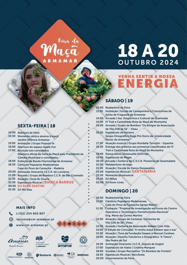 Programa Feria de la Manzana de Armamar (Portugal) 