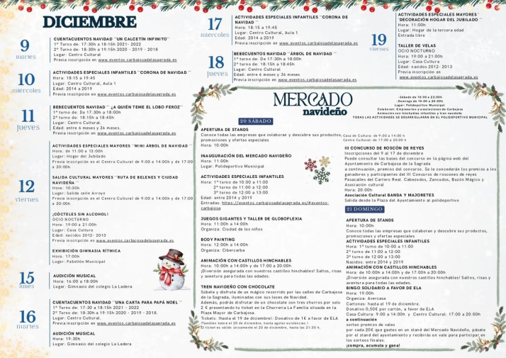 Carbajosa da la bienvenida a la Navidad con la apertura del ‘Belén Verde’ y más de medio centenar de propuestas | Imagen 4