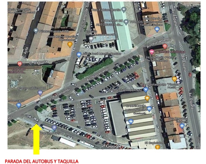El Pilar traslada a la Avenida Sefarad la taquilla y la parada de sus autobuses desde este jueves | Imagen 1