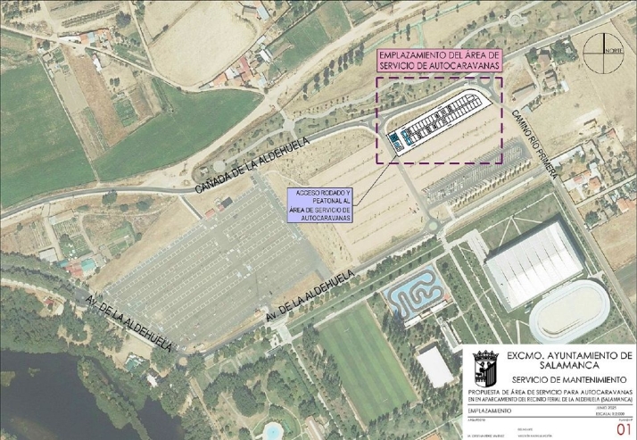 Así será el nuevo y moderno área para autocaravanas en Salamanca | Imagen 1