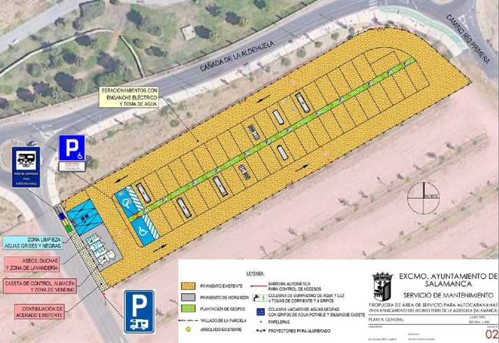 Así será el nuevo y moderno área para autocaravanas en Salamanca | Imagen 2