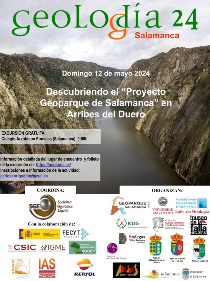El Geolod&iacute;a 2024 organiza una excursi&oacute;n geol&oacute;gica gratuita por las Arribes | Imagen 1