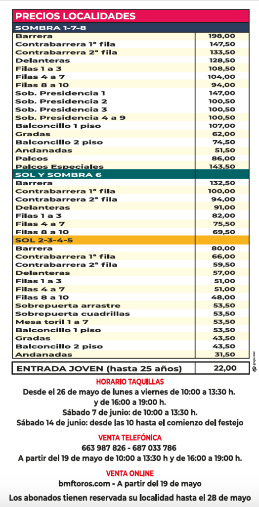 Las entradas online para el mano a mano entre Morante y Marco Pérez en La Glorieta ya disponibles. Consulta los precios | Imagen 1