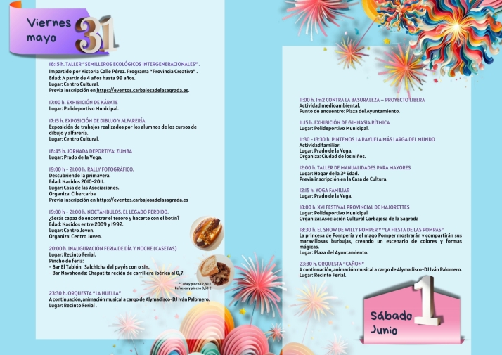 Todo listo en Carbajosa para celebrar la Fiestas del Se&ntilde;or: actividades deportivas, musicales y de ocio para todos | Imagen 2