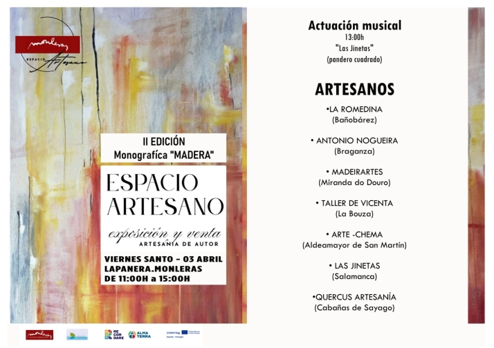 Monleras acogerá el Viernes Santo el Espacio Artesano, en una II edición monográfica centrada en la madera | Imagen 1