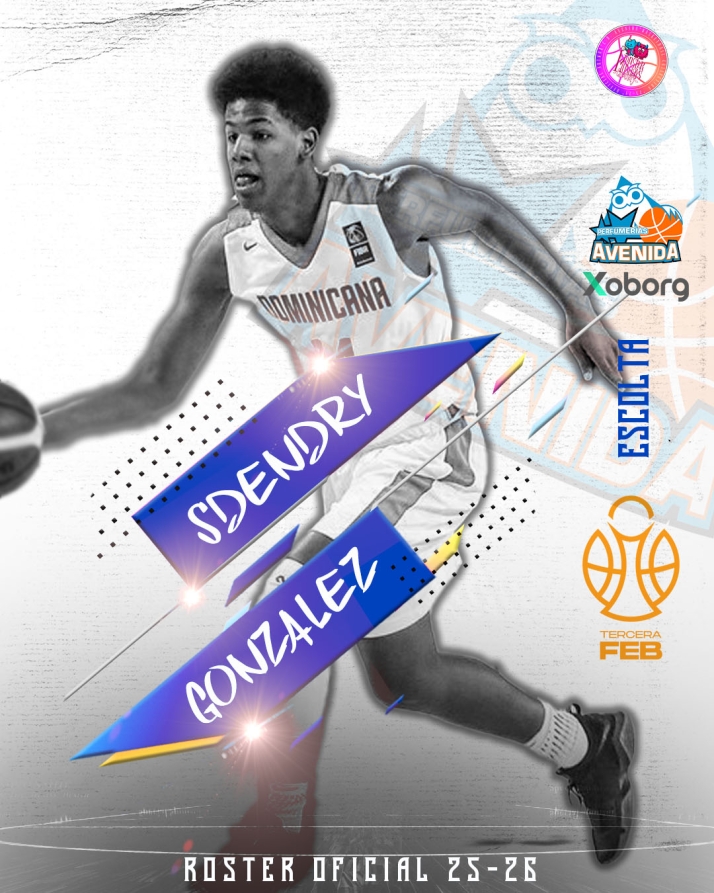 Perfumer&iacute;as Avenida Xoborg ficha al 'torbellino' Sdendry Gonz&aacute;lez para su proyecto de Tercera FEB | Imagen 1