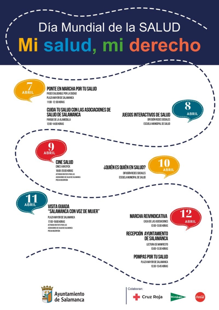 Esta es la programaci&oacute;n de actividades por el D&iacute;a Mundial de la Salud  | Imagen 1