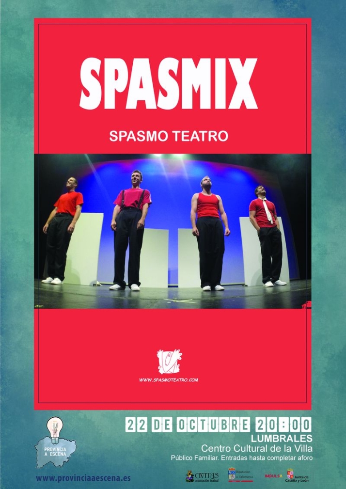 Spasmo Teatro lleva a Lumbrales este s&aacute;bado el espect&aacute;culo &lsquo;Spasmix&rsquo; | Imagen 1