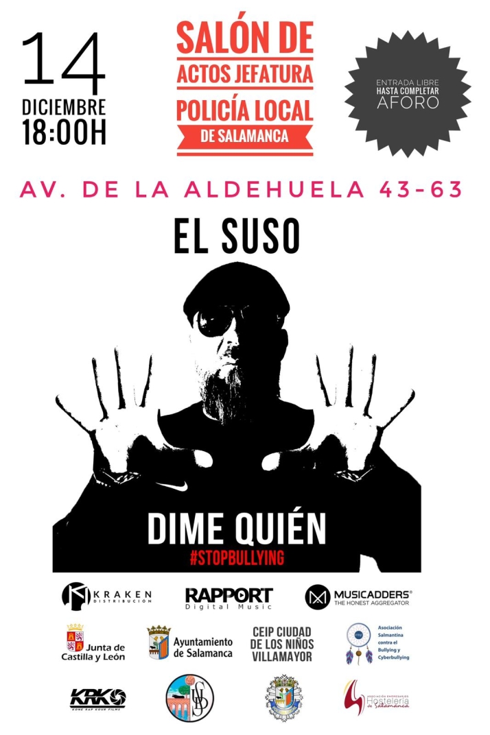 El Suso presenta su nuevo single contra el acoso escolar este jueves en Salamanca | Imagen 1