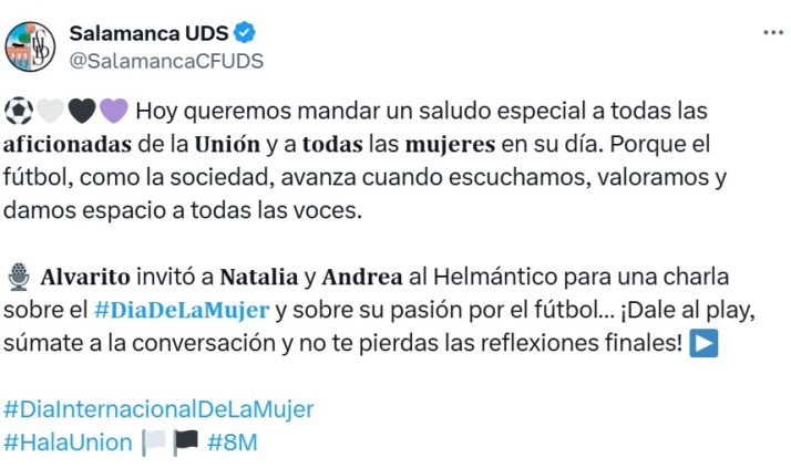 El mundo del deporte salmantino saca pecho por el 8M (V&Iacute;DEO) | Imagen 2