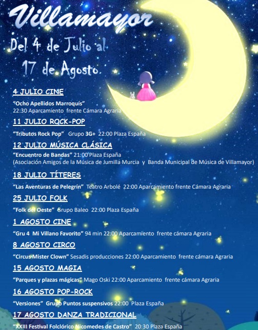 Villamayor da la bienvenida a las “Noches de Verano” con una completa programación cultural para todos los públicos | Imagen 1