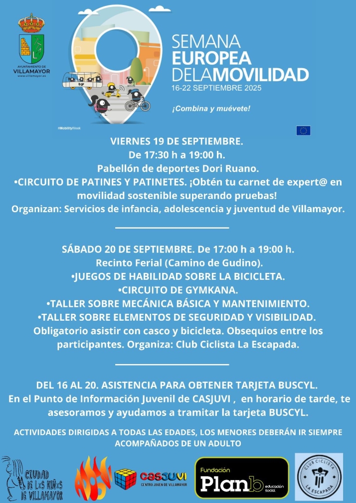 Así fomenta Villamayor el transporte sostenible: circuitos, talleres y ayuda con el bus gratuito | Imagen 1