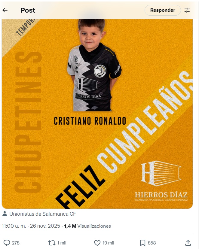 FOTOS | La historia del Cristiano Ronaldo de Unionistas: pasi&oacute;n por el f&uacute;tbol, un fen&oacute;meno viral de 1,5 millones... &iexcl;y admiraci&oacute;n por Messi! | Imagen 1