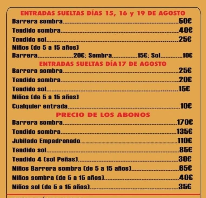 Estos son todos los precios de abonos y entradas para los toros en Guijuelo | Imagen 1