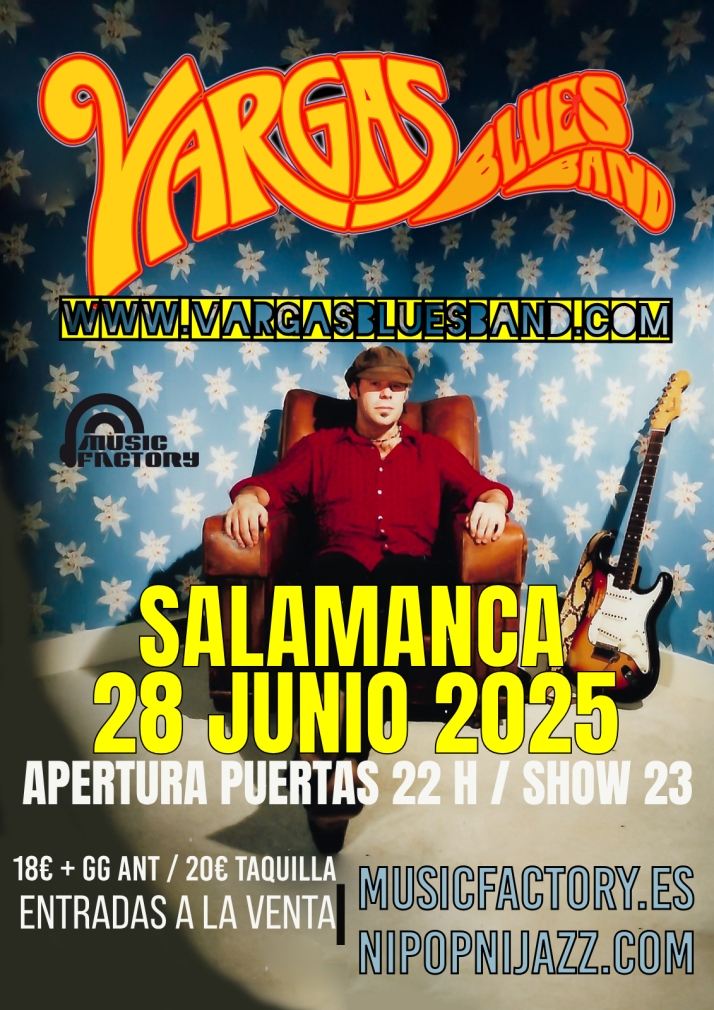 La legendaria Vargas Blues Band promete una noche de blues rock inolvidable en Salamanca en junio | Imagen 1