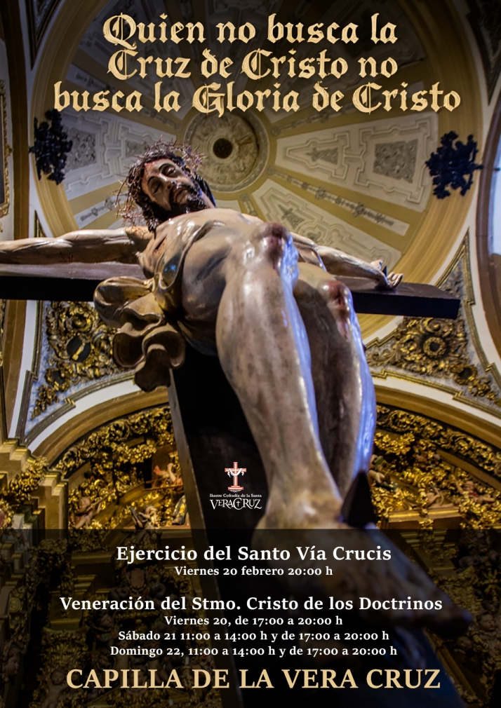 Tres d&iacute;as de veneraci&oacute;n al Cristo de los Doctrinos en la capilla del Campo de San Francisco | Imagen 1