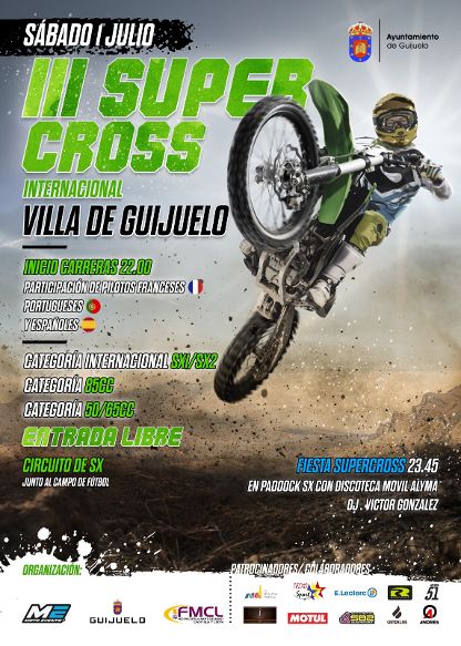 Regresa una nueva edici&oacute;n de la Supercross Internacional de Guijuelo con la participaci&oacute;n de Santolino | Imagen 1