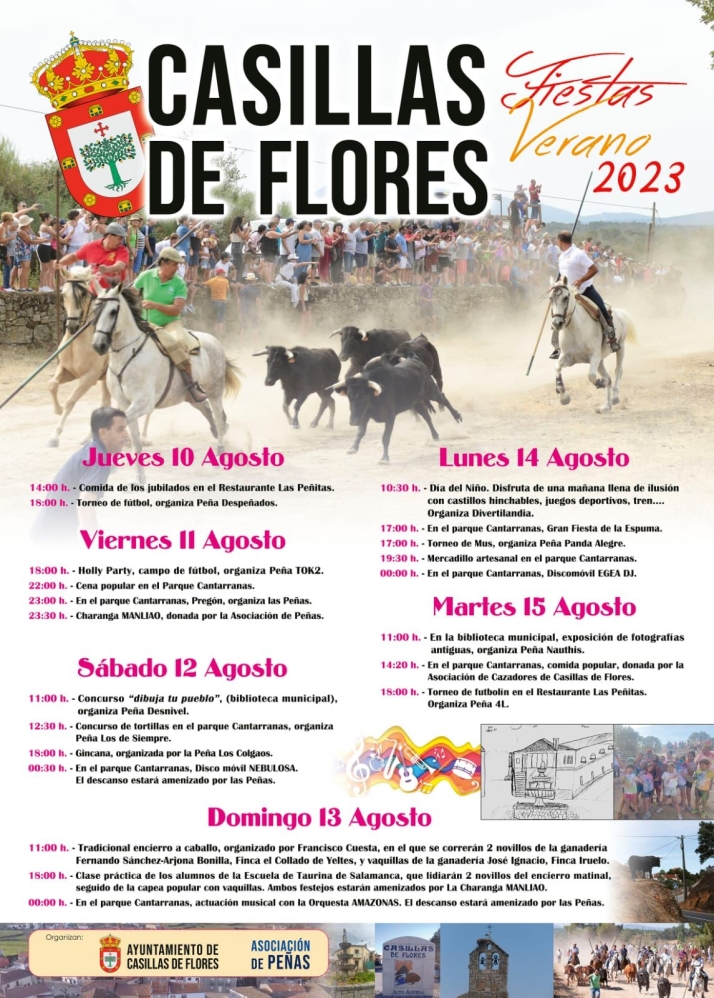 Cartel fiestas de Casillas de FLores | Imagen 1
