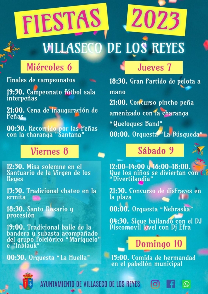 Pe&ntilde;as, degustaciones, disfraces, verbenas y pelota a mano para vivir las fiestas de Villaseco de los Reyes | Imagen 1