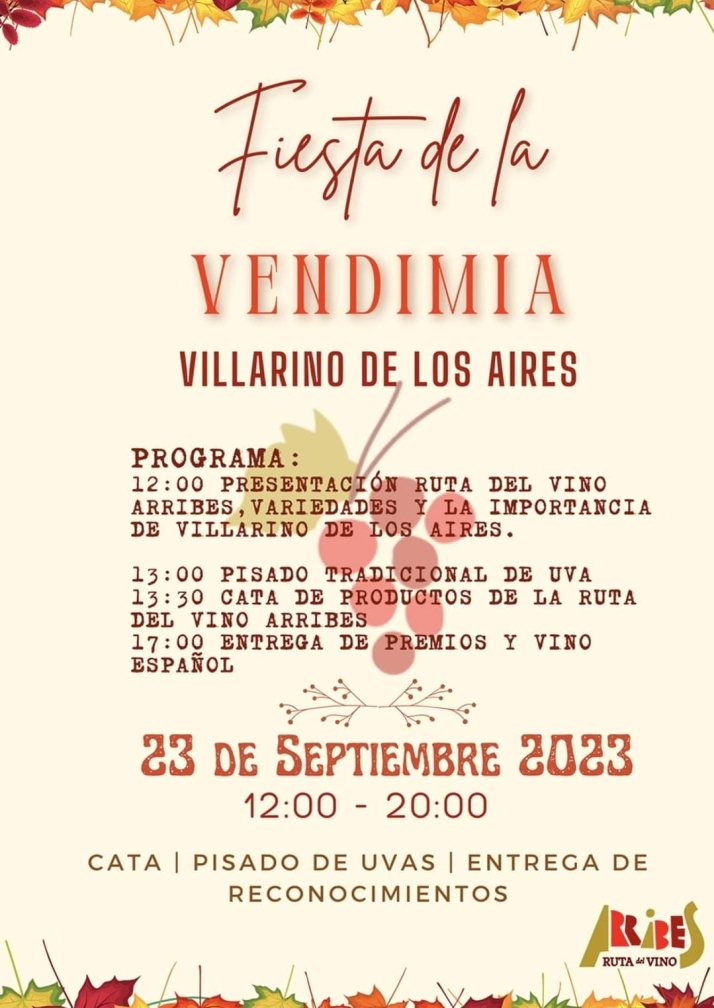La Ruta del Vino Arribes celebrar&aacute; la &lsquo;Fiesta de la Vendimia&rsquo; en Villarino | Imagen 1