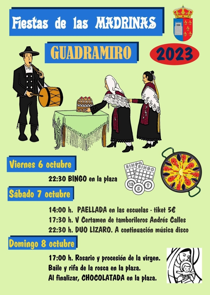Guadramiro se prepara para el V Certamen de Tamborileros &lsquo;Andr&eacute;s Calles&rsquo; y la fiesta de las Madrinas | Imagen 1