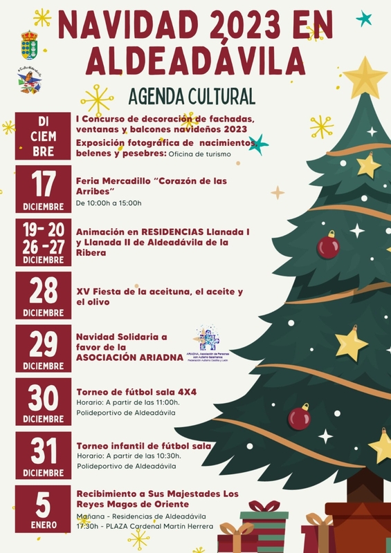 'Aldead&aacute;vila Solidaria' y la Fiesta de la Aceituna, reclamos navide&ntilde;os en Aldead&aacute;vila | Imagen 1