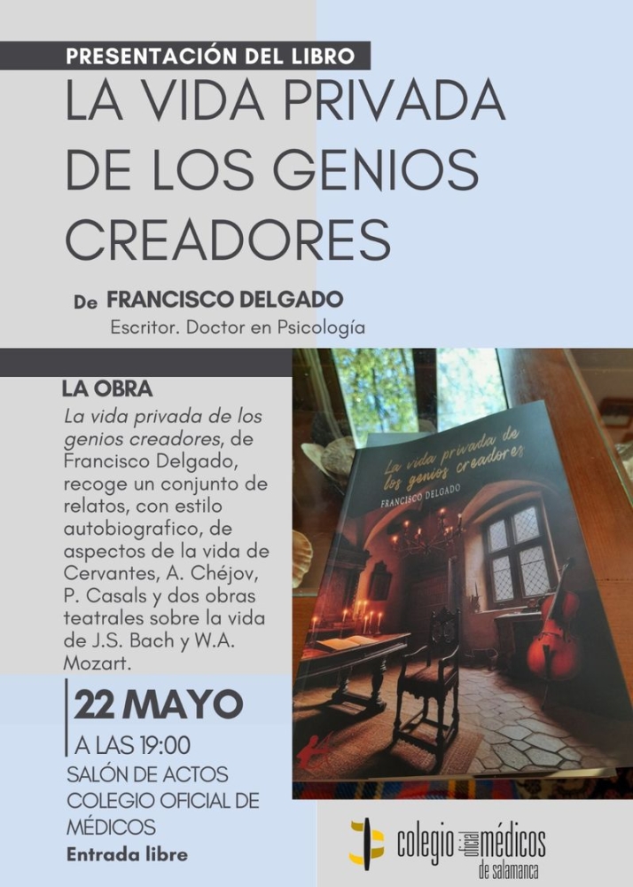 Francisco Delgado presenta el libro &quot;La vida privada de los genios creadores&quot; | Imagen 1