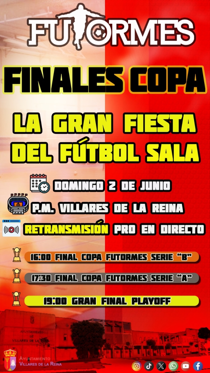 Las finales de Copa de Futormes se disputar&aacute;n el 2 de junio en el pabell&oacute;n de Villares de la Reina | Imagen 1