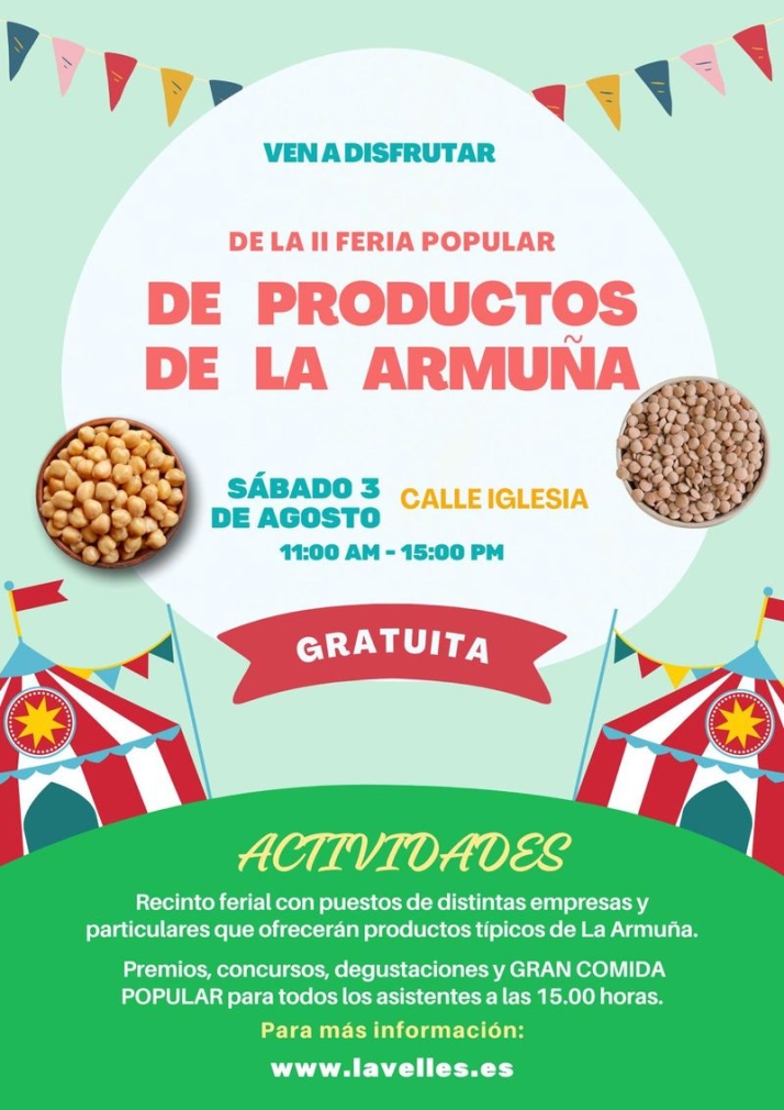 Ya hay fecha para la II Feria Popular de Productos de La Armu&ntilde;a en La Vell&eacute;s | Imagen 1