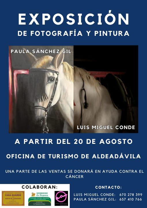 La oficina de turismo de Aldead&aacute;vila acoge una exposici&oacute;n de pintura y fotograf&iacute;a | Imagen 1