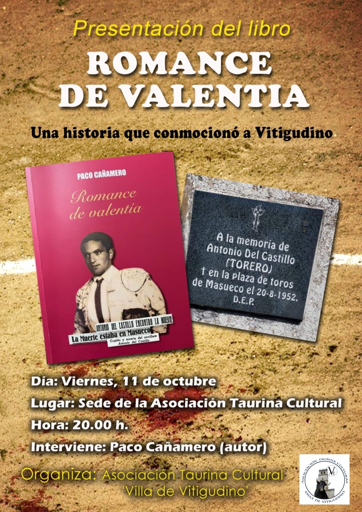 La Asociaci&oacute;n Taurina-Cultural &lsquo;Villa de Vitigudino&rsquo; otorga el Premio al Mejor detalle art&iacute;stico de la Feria de Salamanca al matador Borja Jim&eacute;nez   | Imagen 1