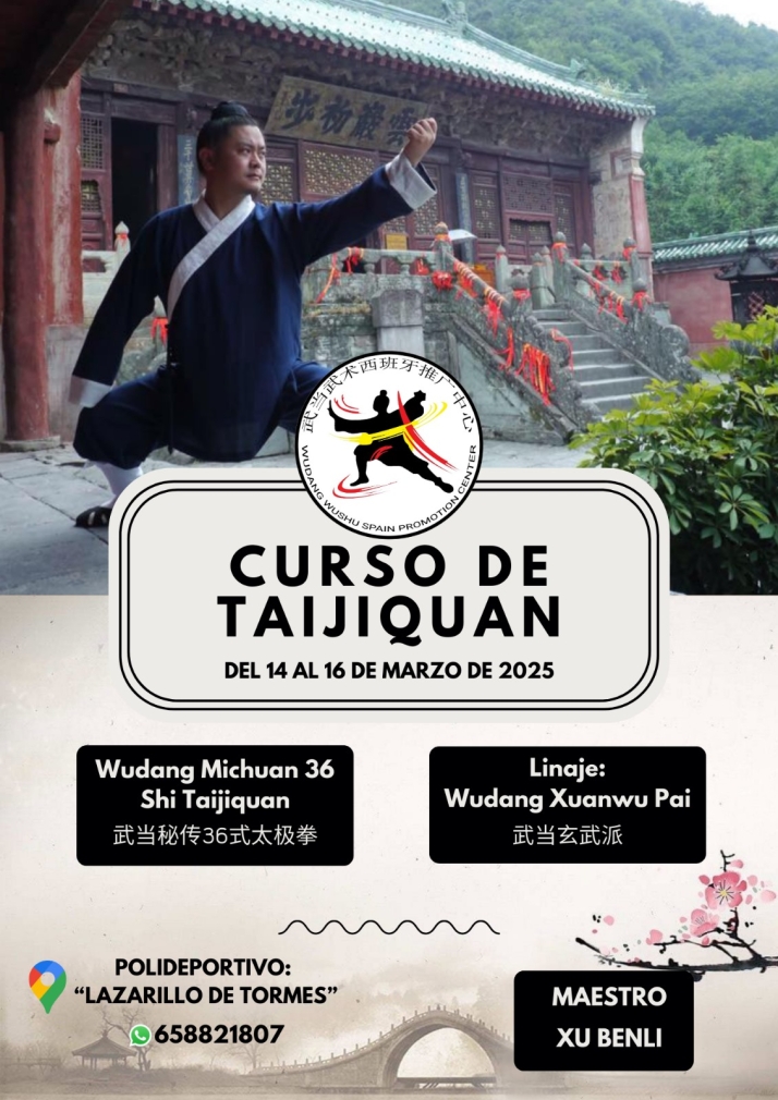 El maestro Shuben Li regresa a Salamanca con un curso intensivo de Taijiquan | Imagen 1