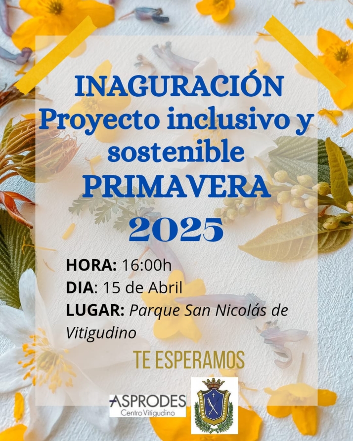 Asprodes viste de primavera el parque San Nicolás en Vitigudino | Imagen 1