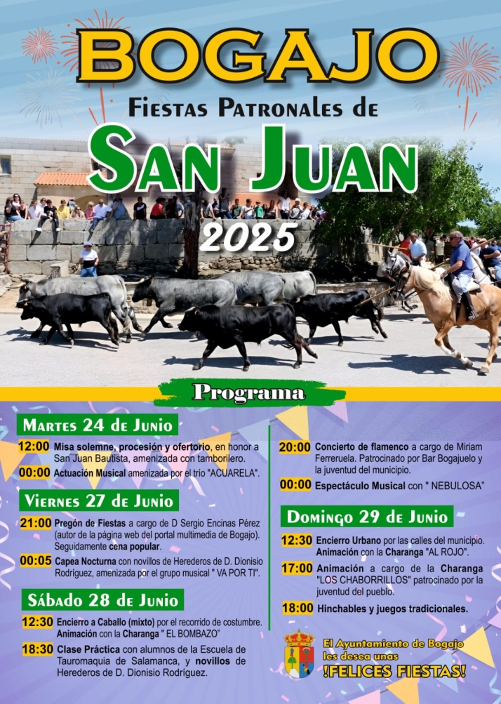 Bogajo presenta su programa completo para las Fiestas de San Juan | Imagen 1