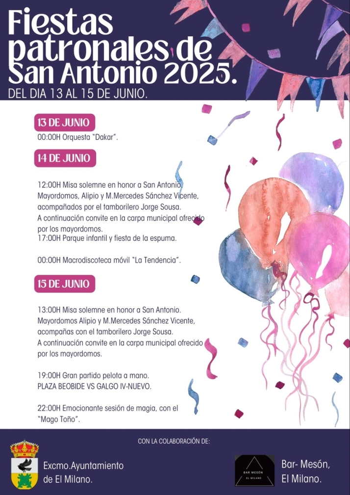 Los vecinos de El Milano acompañan a San Antonio durante los actos religiosos en su honor | Imagen 1