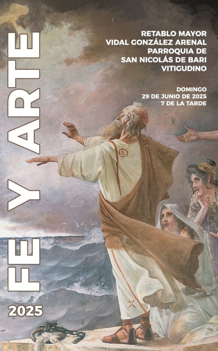 'Fe y Arte' analiza en Vitigudino el retablo de Vidal González Arenal por el centenario de su muerte | Imagen 1