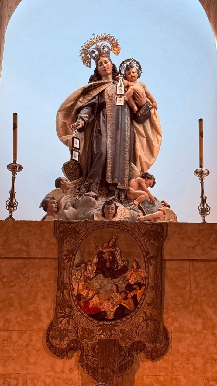 La Virgen del Carmen que procesiona este s&aacute;bado: la historia de una joya escult&oacute;rica de Francisco Font | Imagen 2