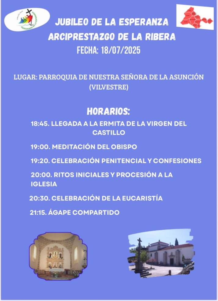 El Arciprestazgo de la Ribera celebrar&aacute; su encuentro jubilar en Vilvestre el pr&oacute;ximo 18 de julio | Imagen 1